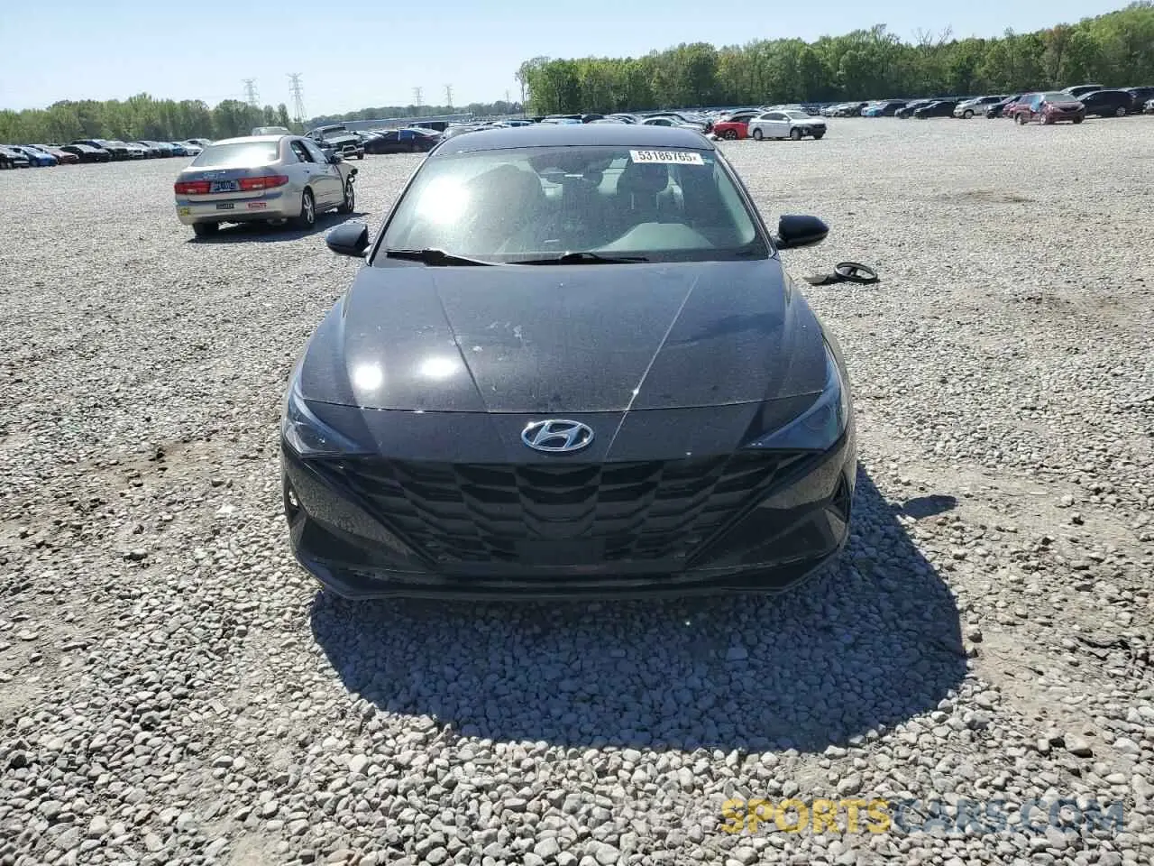 5 Photograph of a damaged car 5NPLS4AG9MH024090 HYUNDAI ELANTRA 2021
