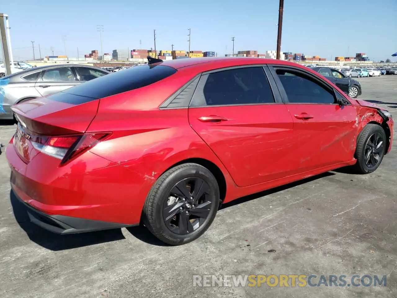 3 Photograph of a damaged car 5NPLS4AG9MH024560 HYUNDAI ELANTRA 2021