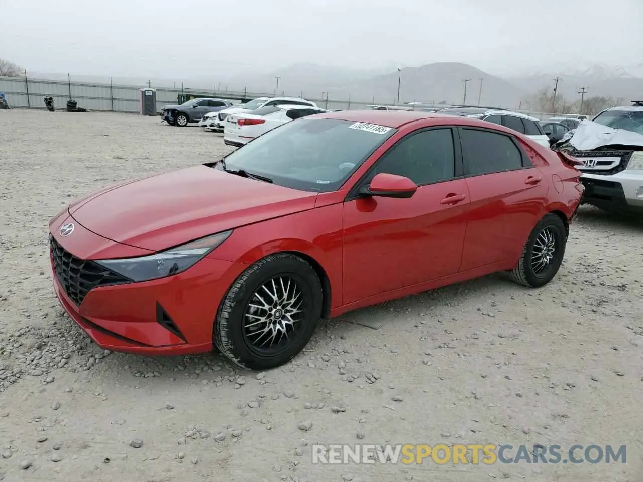 1 Photograph of a damaged car 5NPLS4AGXMH010523 HYUNDAI ELANTRA 2021
