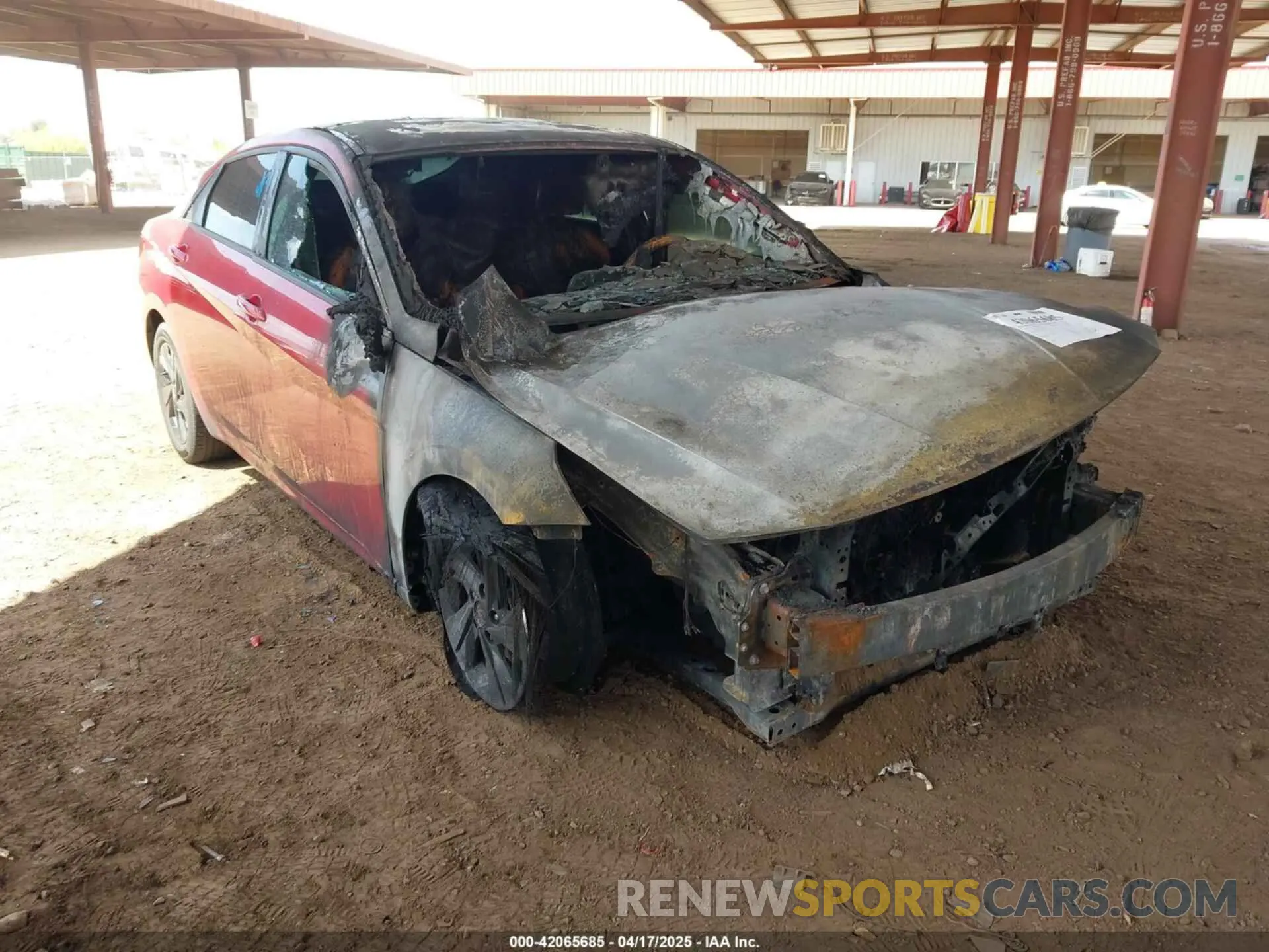 1 Фотография поврежденного автомобиля 5NPLS4AGXMH041772 HYUNDAI ELANTRA 2021