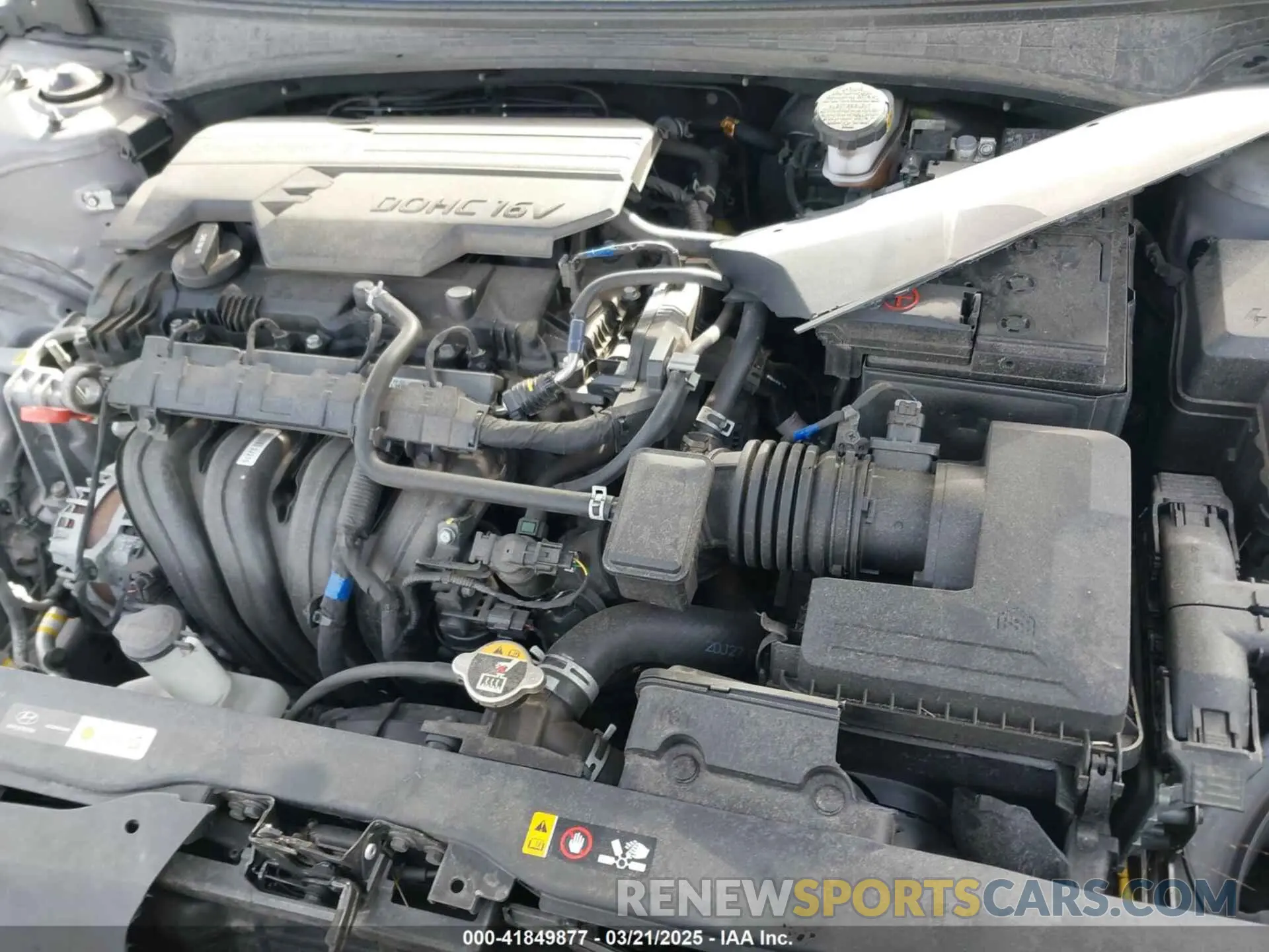10 Photograph of a damaged car KMHLL4AG0MU105686 HYUNDAI ELANTRA 2021