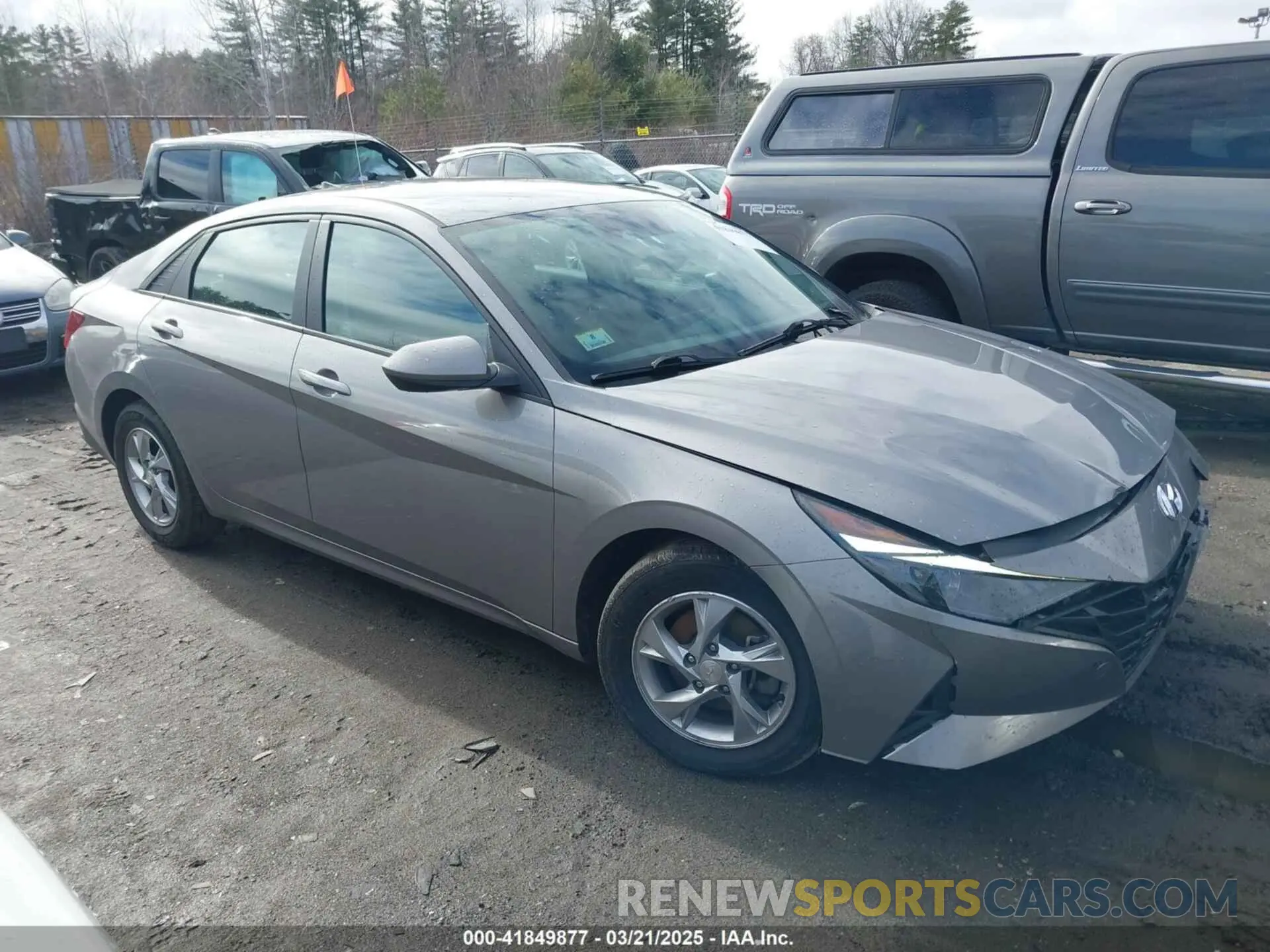 13 Photograph of a damaged car KMHLL4AG0MU105686 HYUNDAI ELANTRA 2021