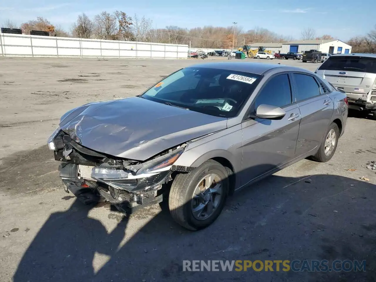1 Photograph of a damaged car KMHLL4AG0MU120883 HYUNDAI ELANTRA 2021