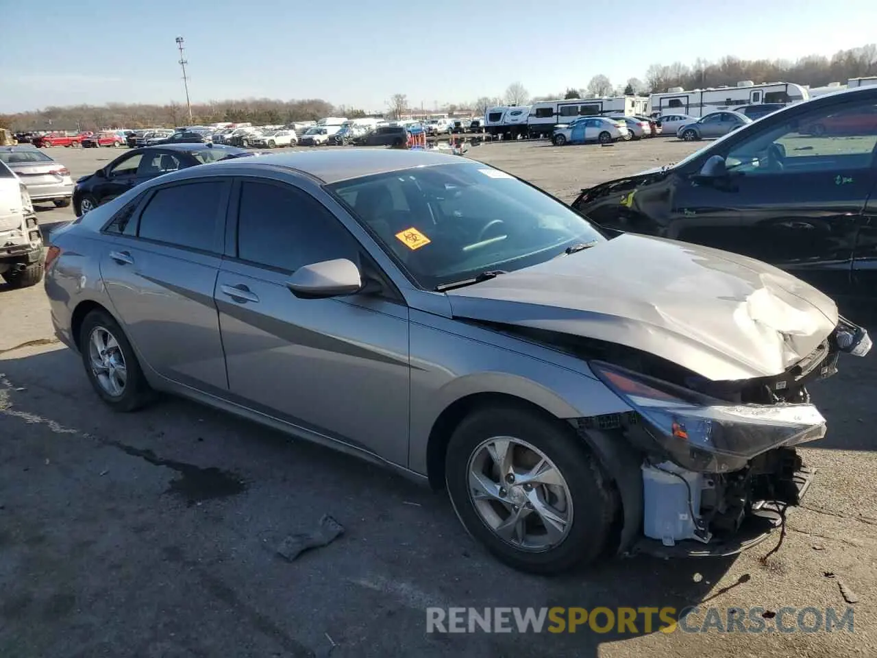 4 Фотография поврежденного автомобиля KMHLL4AG0MU120883 HYUNDAI ELANTRA 2021