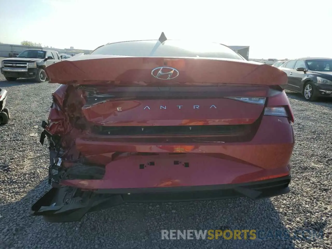 6 Photograph of a damaged car KMHLL4AG0MU199424 HYUNDAI ELANTRA 2021
