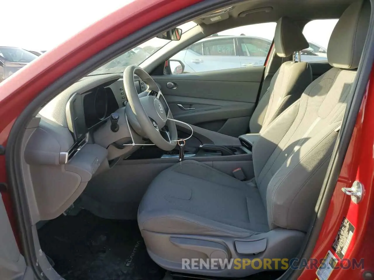7 Photograph of a damaged car KMHLL4AG0MU199424 HYUNDAI ELANTRA 2021