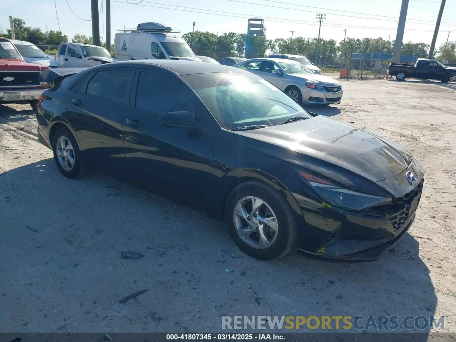 1 Фотография поврежденного автомобиля KMHLL4AG1MU123565 HYUNDAI ELANTRA 2021
