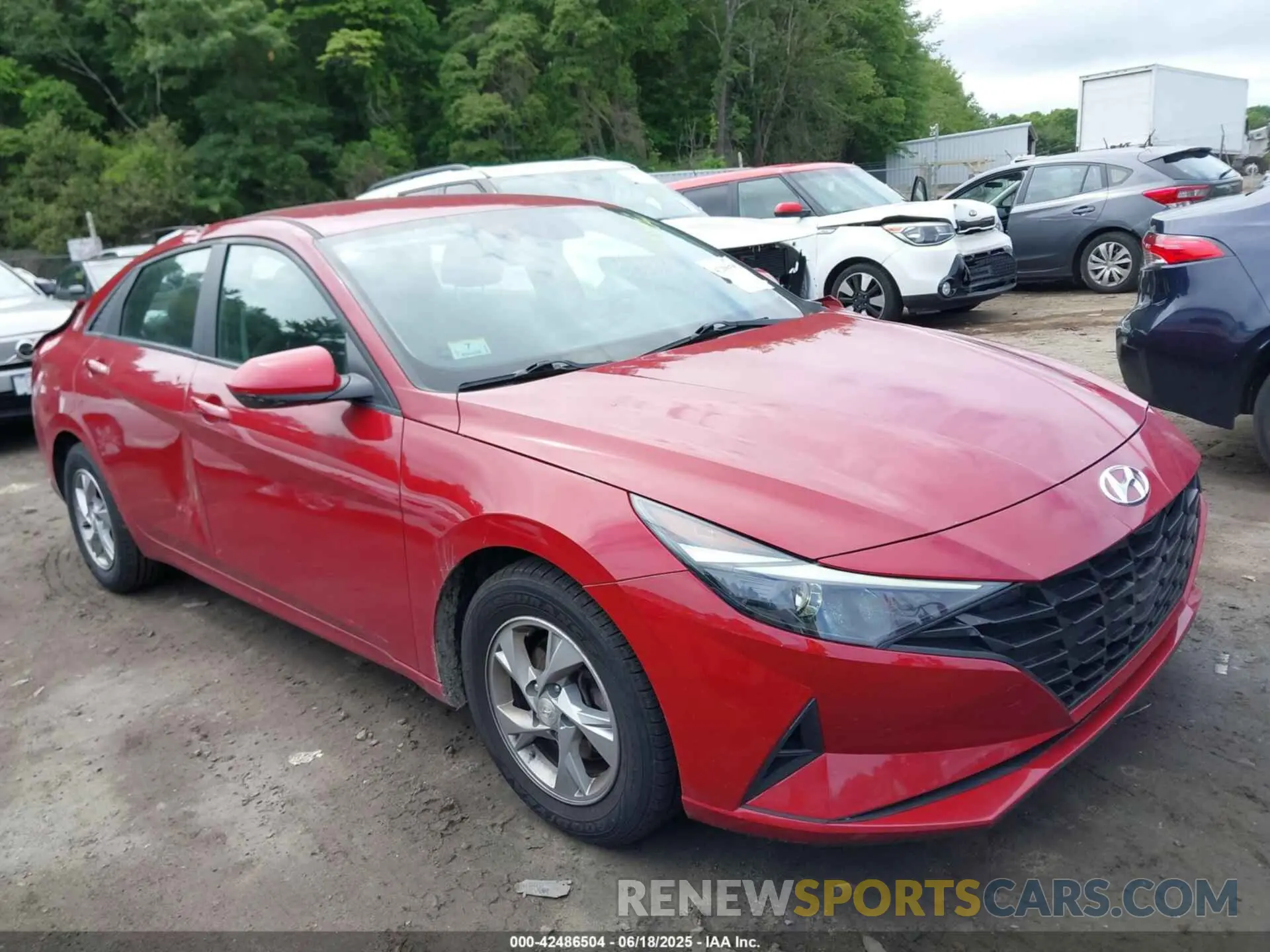 1 Photograph of a damaged car KMHLL4AG1MU210351 HYUNDAI ELANTRA 2021