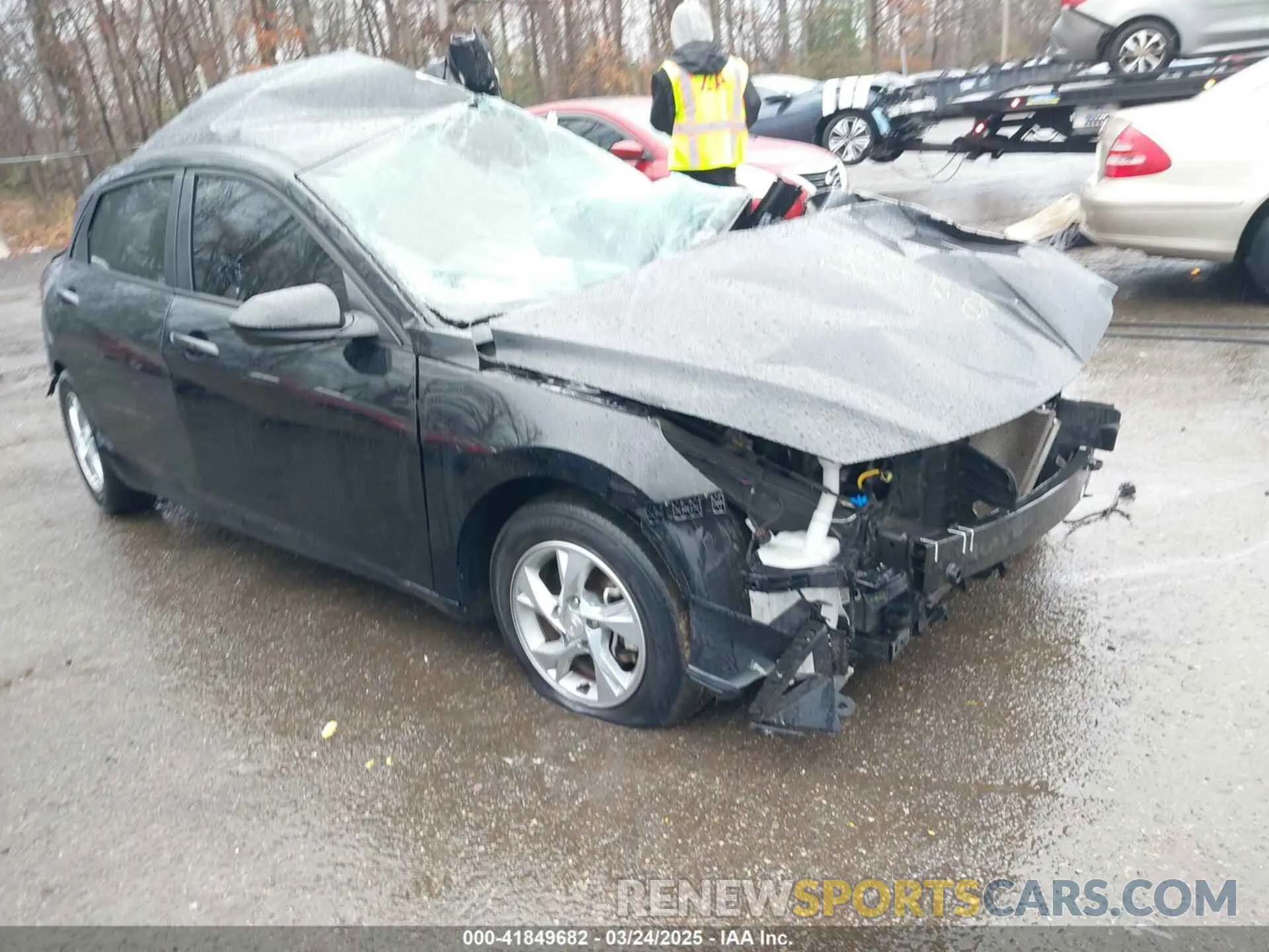 1 Photograph of a damaged car KMHLL4AG2MU071721 HYUNDAI ELANTRA 2021