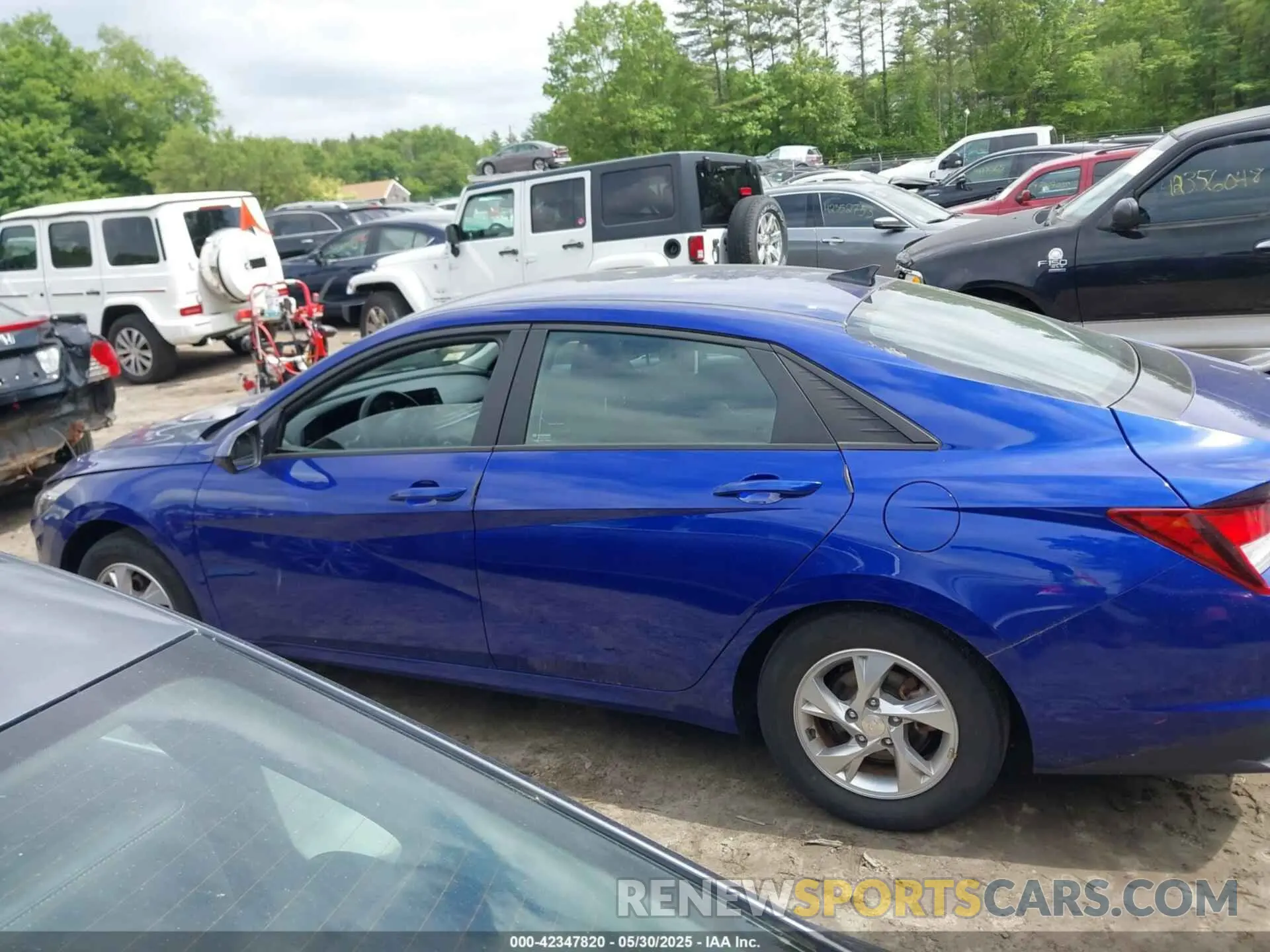 14 Photograph of a damaged car KMHLL4AG3MU174811 HYUNDAI ELANTRA 2021