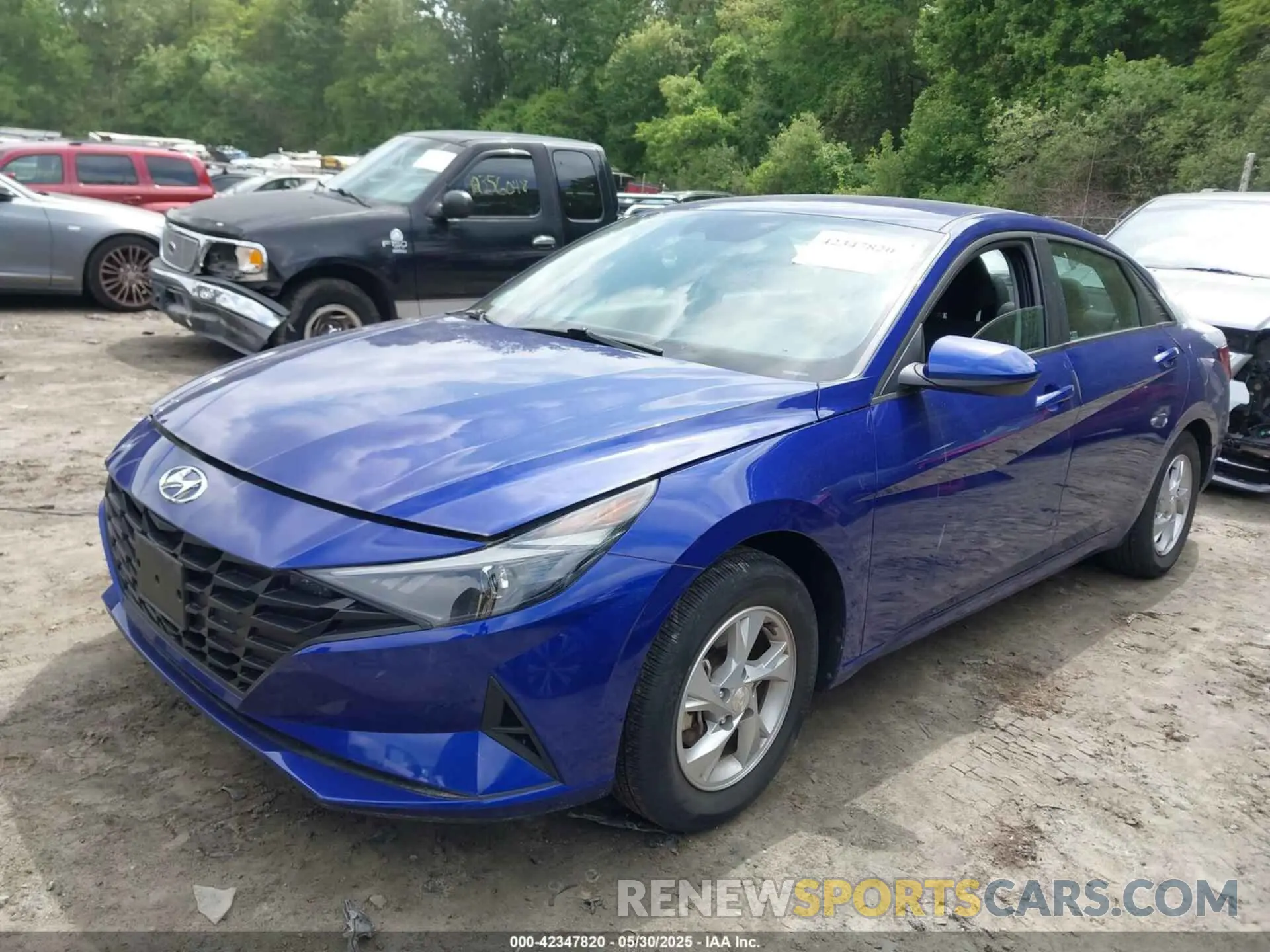 2 Photograph of a damaged car KMHLL4AG3MU174811 HYUNDAI ELANTRA 2021
