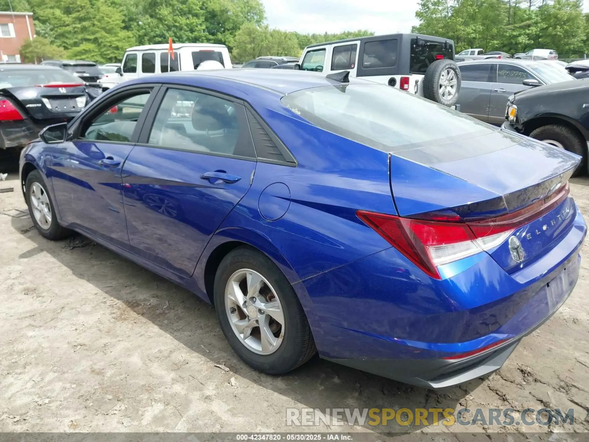 3 Photograph of a damaged car KMHLL4AG3MU174811 HYUNDAI ELANTRA 2021