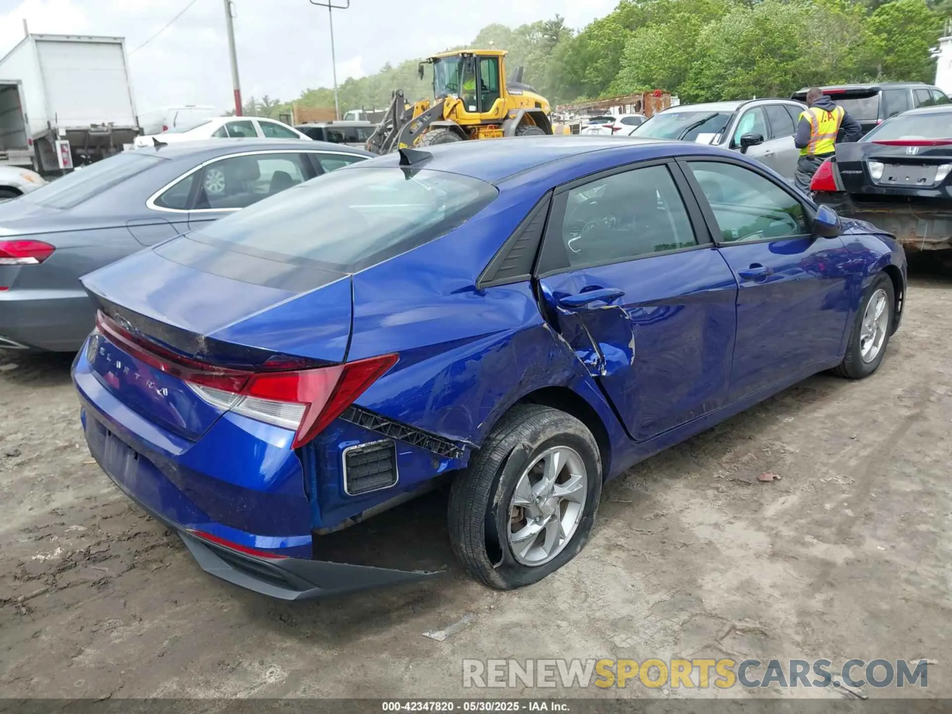 4 Photograph of a damaged car KMHLL4AG3MU174811 HYUNDAI ELANTRA 2021
