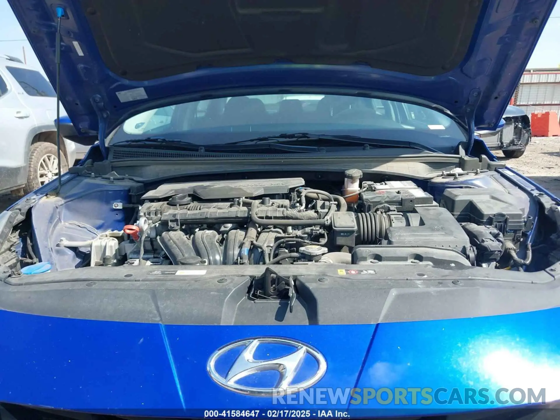 10 Photograph of a damaged car KMHLL4AG4MU195635 HYUNDAI ELANTRA 2021