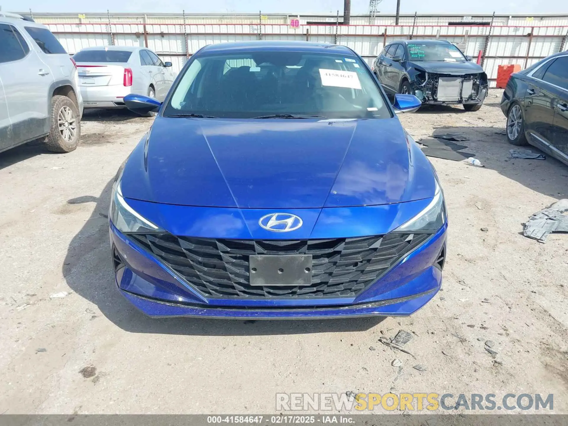 12 Photograph of a damaged car KMHLL4AG4MU195635 HYUNDAI ELANTRA 2021