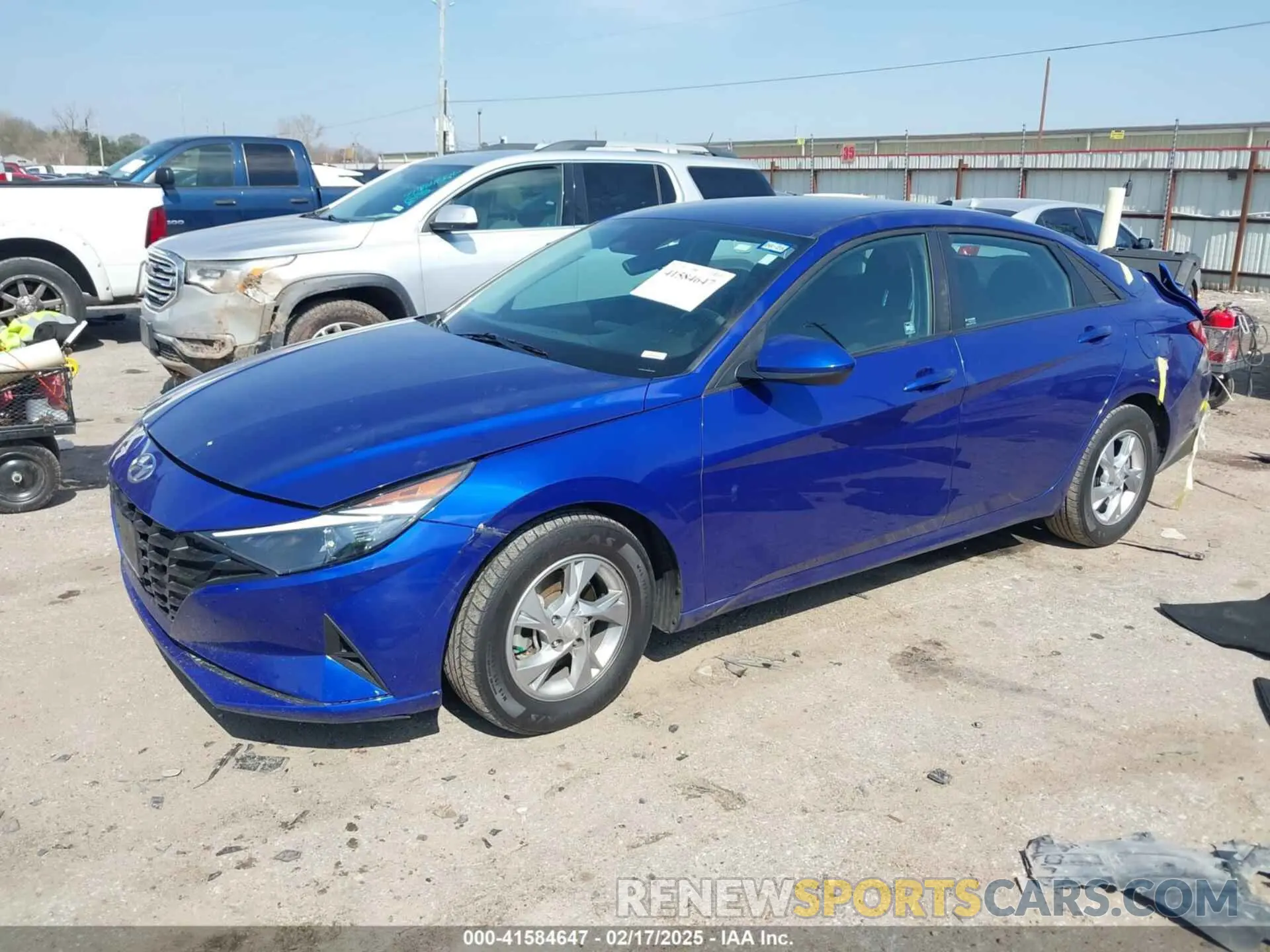 2 Photograph of a damaged car KMHLL4AG4MU195635 HYUNDAI ELANTRA 2021