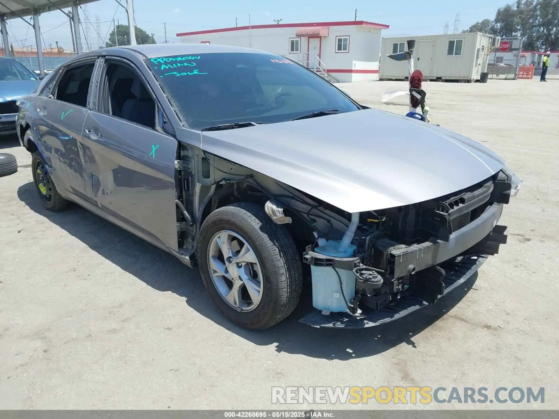 1 Photograph of a damaged car KMHLL4AG6MU141656 HYUNDAI ELANTRA 2021