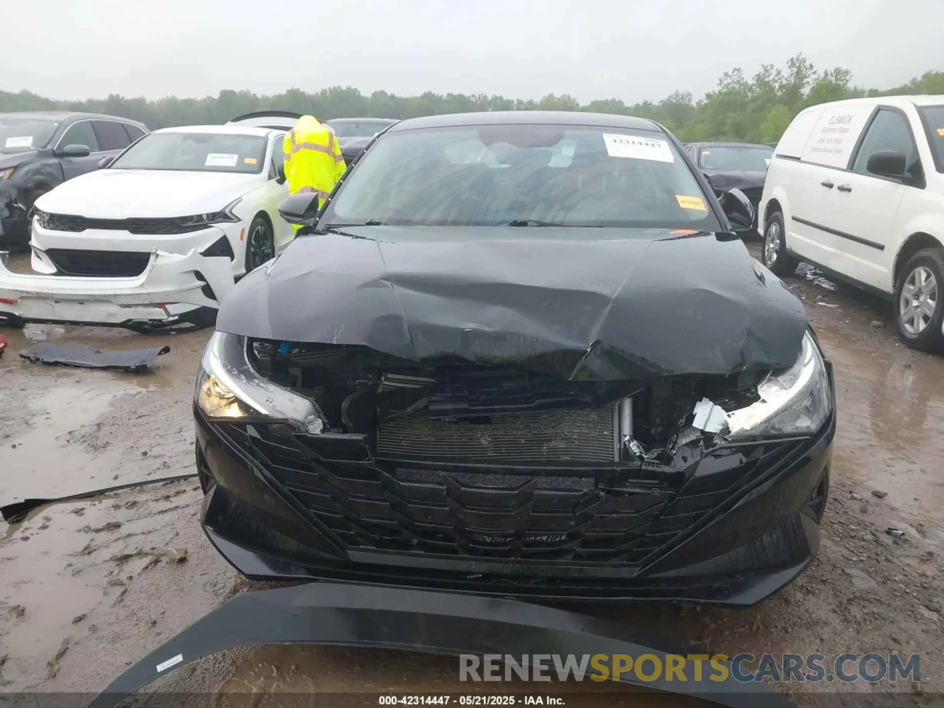 6 Photograph of a damaged car KMHLL4AG7MU103644 HYUNDAI ELANTRA 2021