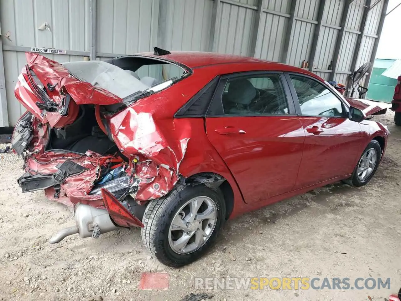 3 Photograph of a damaged car KMHLL4AG8MU196853 HYUNDAI ELANTRA 2021