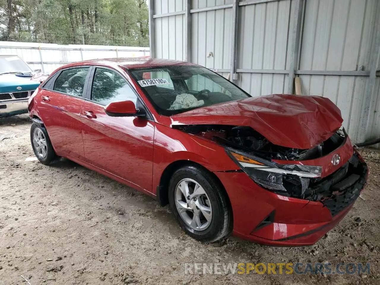 4 Photograph of a damaged car KMHLL4AG8MU196853 HYUNDAI ELANTRA 2021
