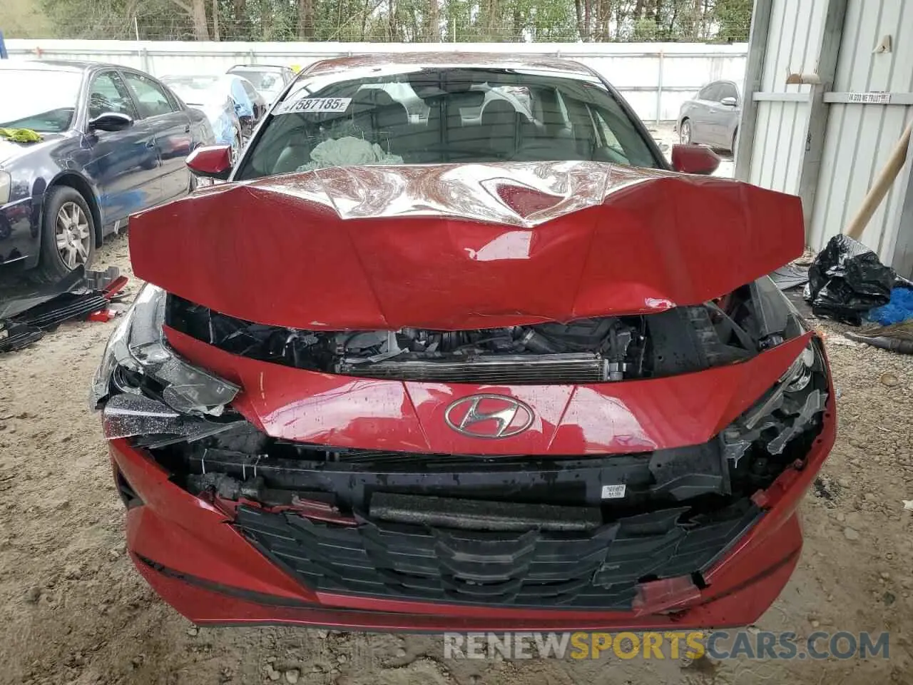 5 Photograph of a damaged car KMHLL4AG8MU196853 HYUNDAI ELANTRA 2021