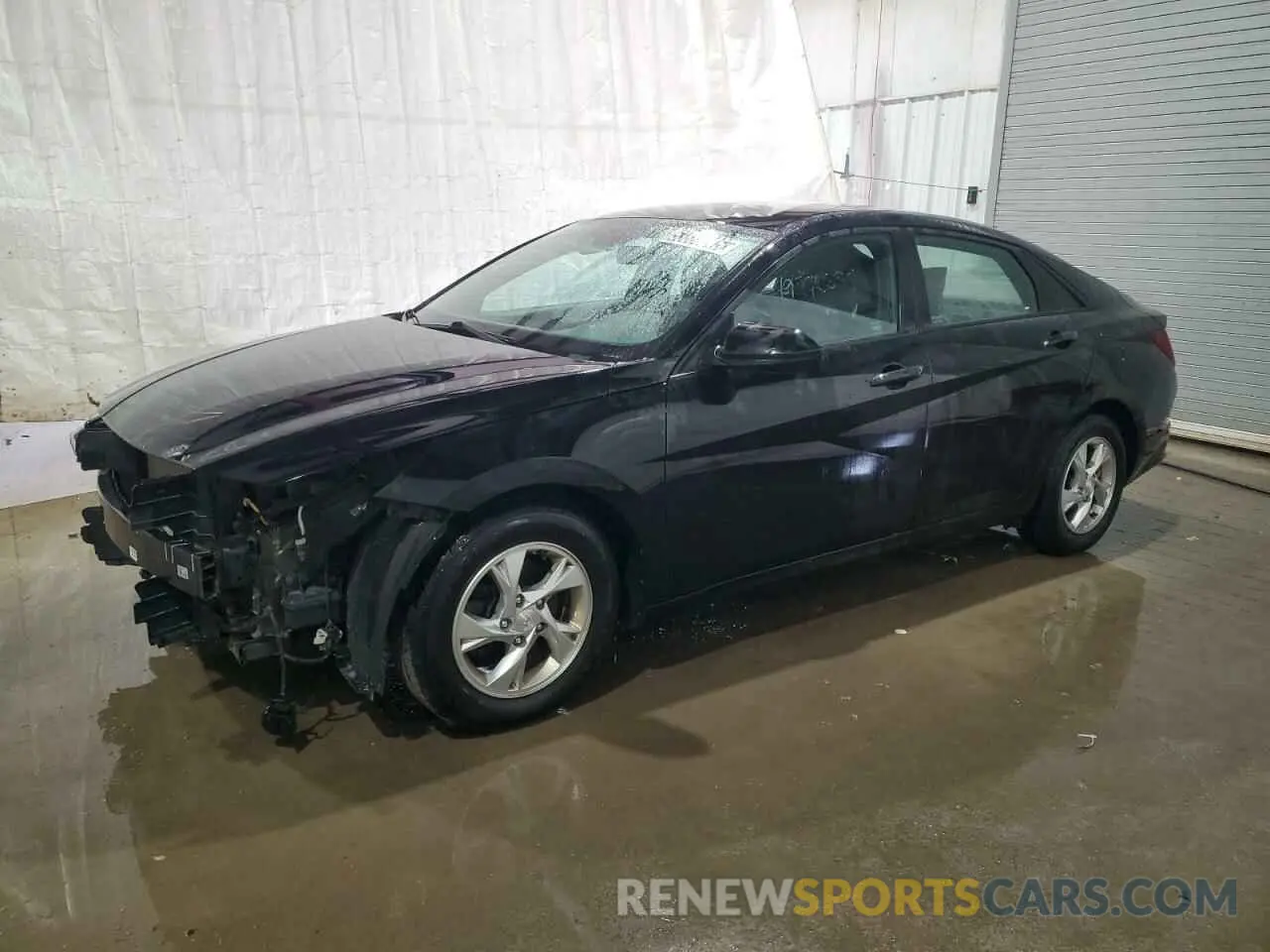 1 Photograph of a damaged car KMHLL4AG8MU213537 HYUNDAI ELANTRA 2021