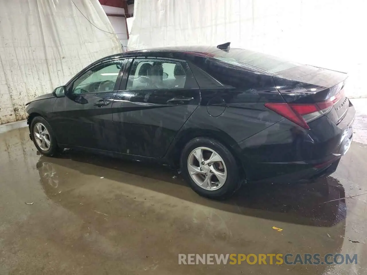 2 Photograph of a damaged car KMHLL4AG8MU213537 HYUNDAI ELANTRA 2021