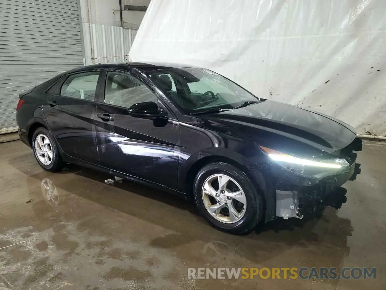 4 Photograph of a damaged car KMHLL4AG8MU213537 HYUNDAI ELANTRA 2021