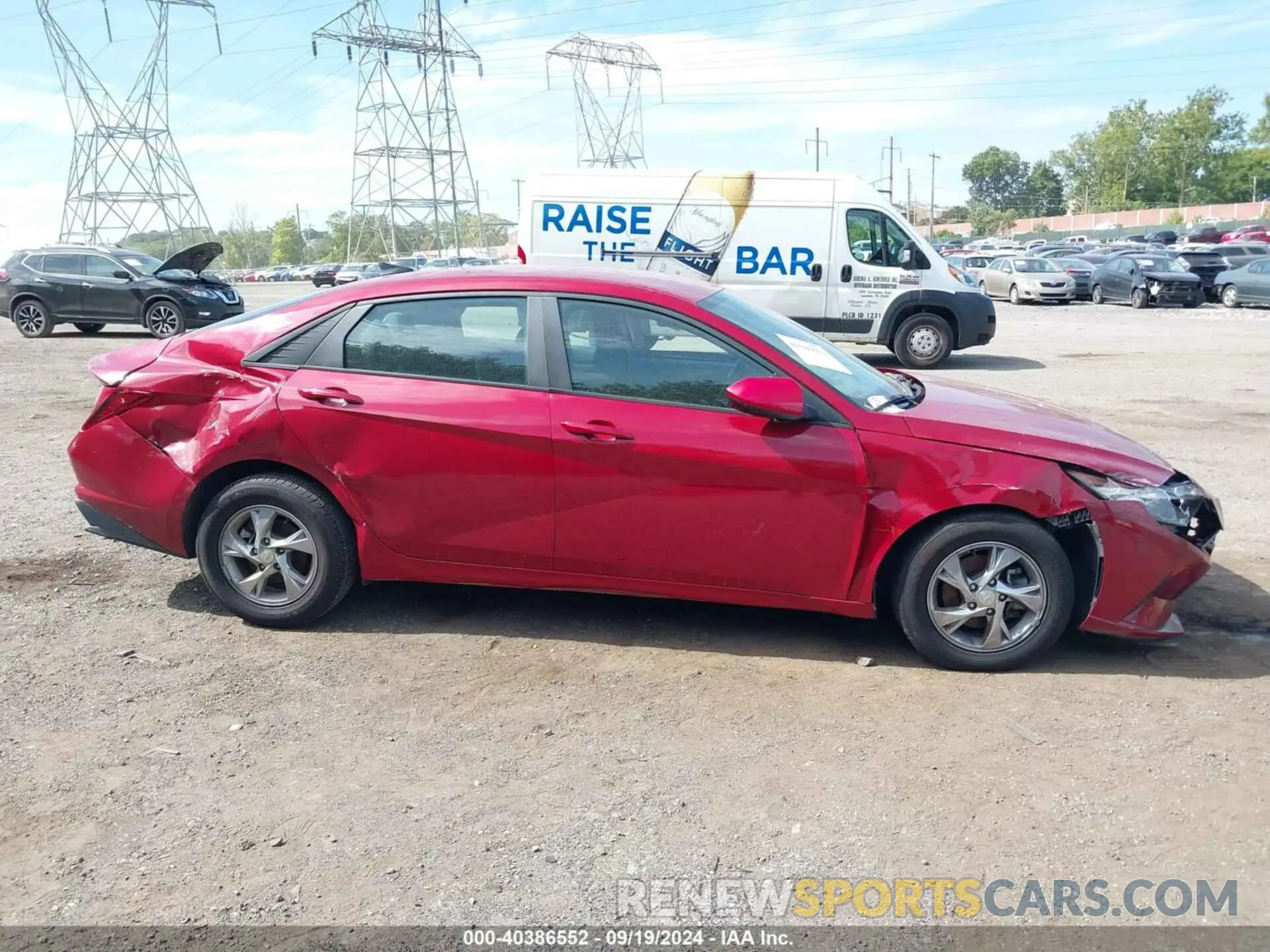 14 Photograph of a damaged car KMHLL4AG9MU210405 HYUNDAI ELANTRA 2021
