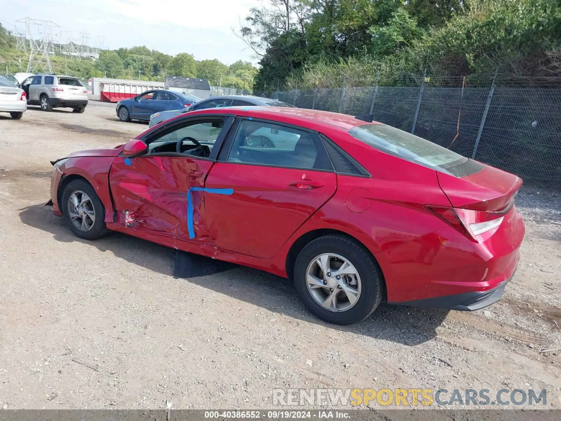 3 Photograph of a damaged car KMHLL4AG9MU210405 HYUNDAI ELANTRA 2021