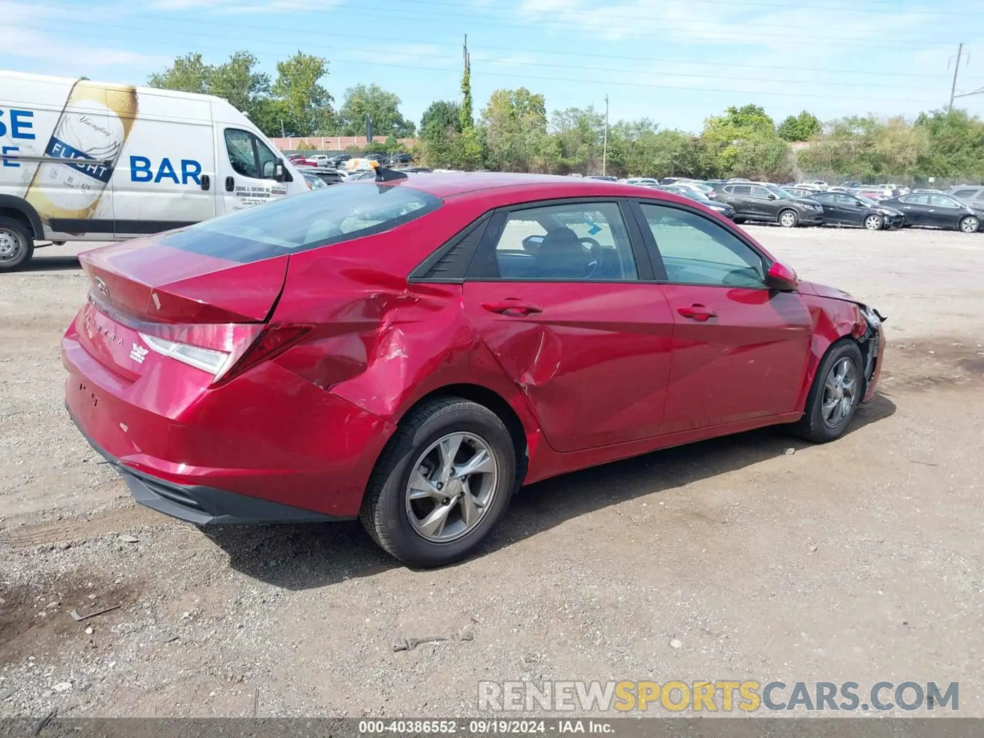 4 Photograph of a damaged car KMHLL4AG9MU210405 HYUNDAI ELANTRA 2021