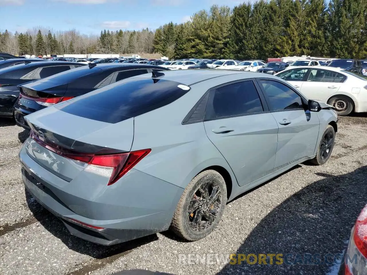 3 Фотография поврежденного автомобиля KMHLM4AG0MU067101 HYUNDAI ELANTRA 2021