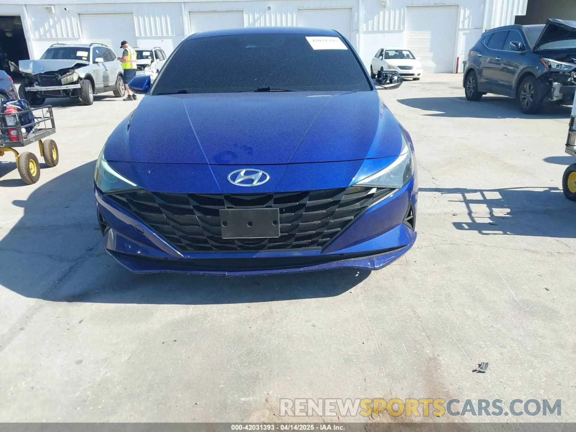 12 Photograph of a damaged car KMHLM4AG0MU111078 HYUNDAI ELANTRA 2021