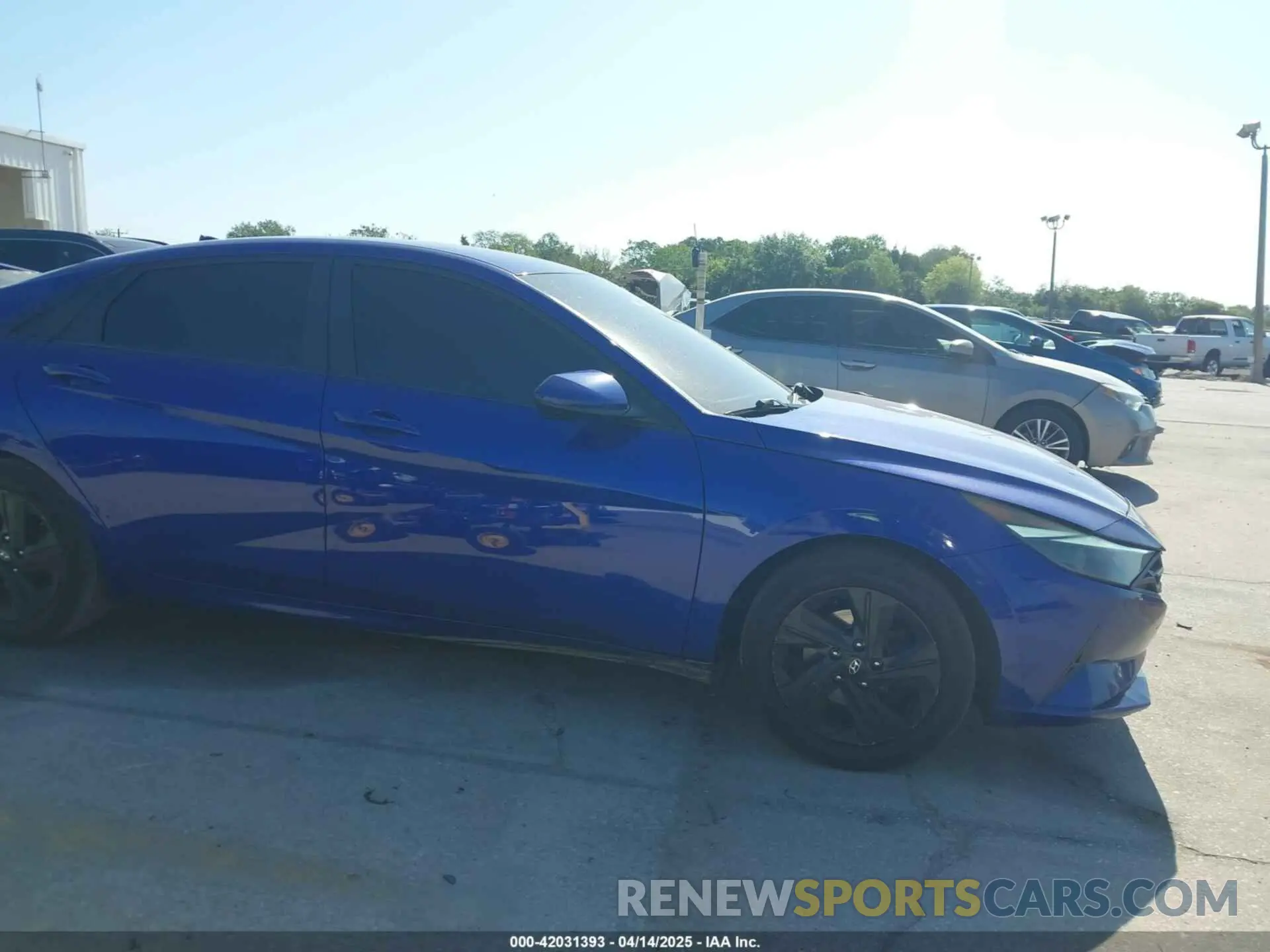 13 Photograph of a damaged car KMHLM4AG0MU111078 HYUNDAI ELANTRA 2021