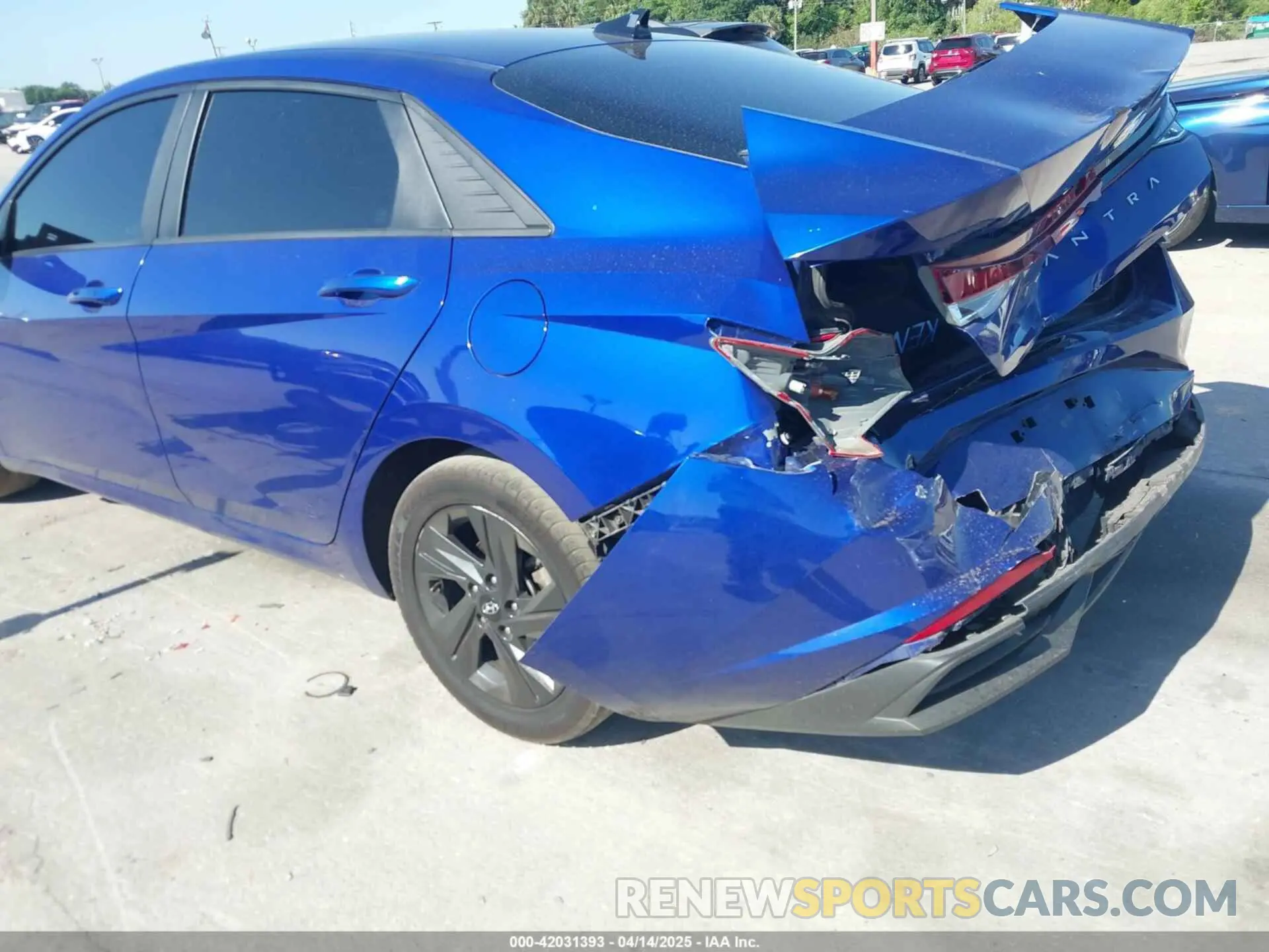 3 Photograph of a damaged car KMHLM4AG0MU111078 HYUNDAI ELANTRA 2021