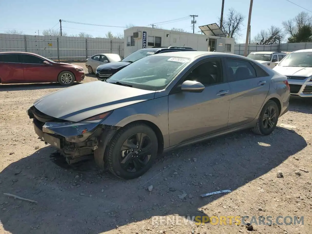 1 Фотография поврежденного автомобиля KMHLM4AG0MU123635 HYUNDAI ELANTRA 2021