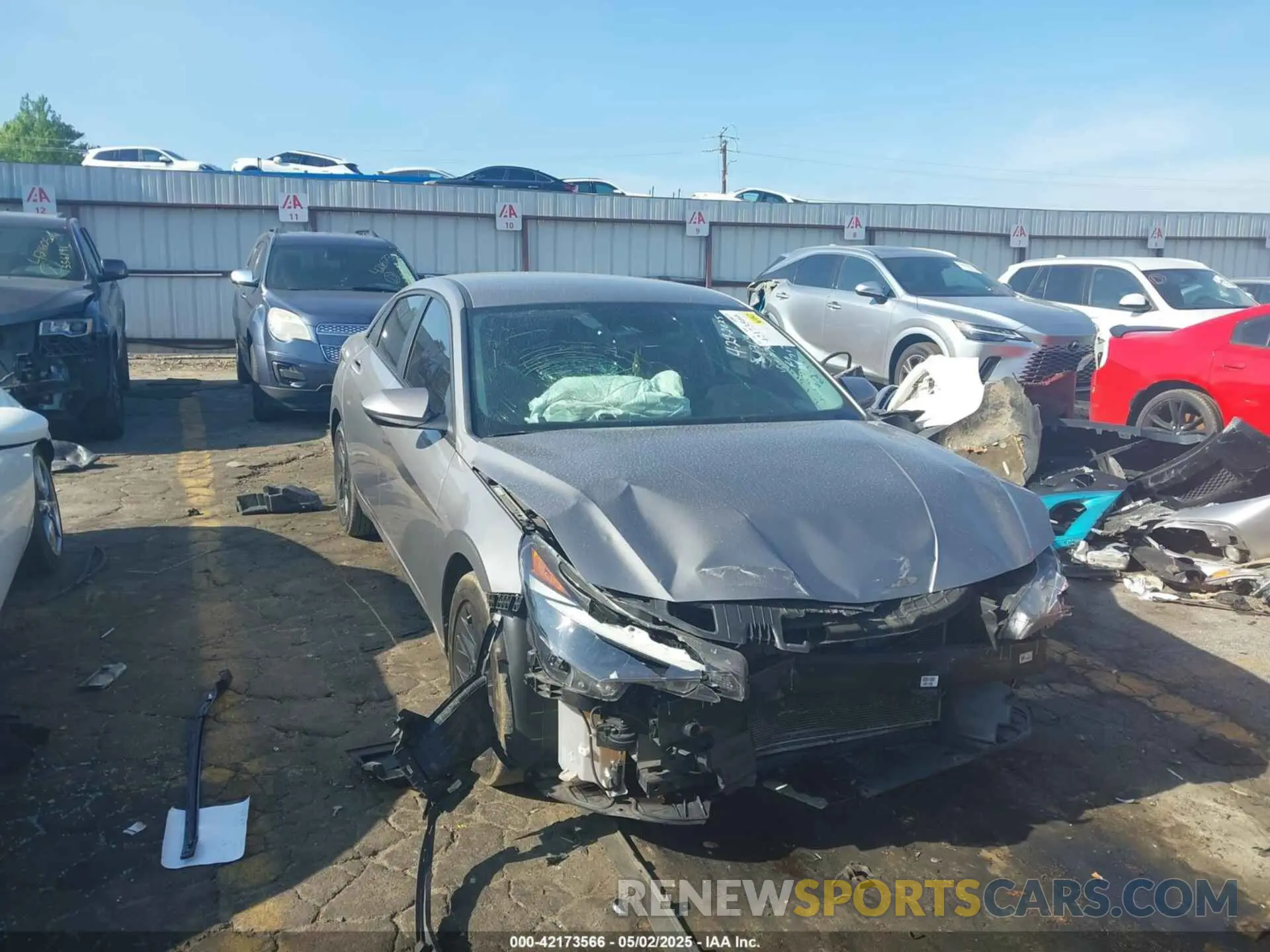 1 Фотография поврежденного автомобиля KMHLM4AG1MU140346 HYUNDAI ELANTRA 2021