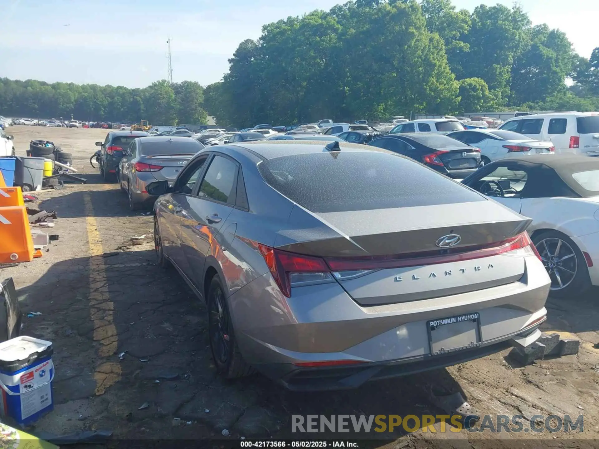 3 Фотография поврежденного автомобиля KMHLM4AG1MU140346 HYUNDAI ELANTRA 2021