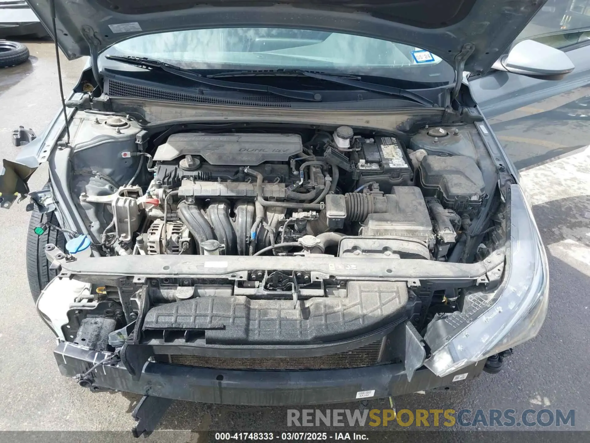 10 Photograph of a damaged car KMHLM4AG1MU144395 HYUNDAI ELANTRA 2021