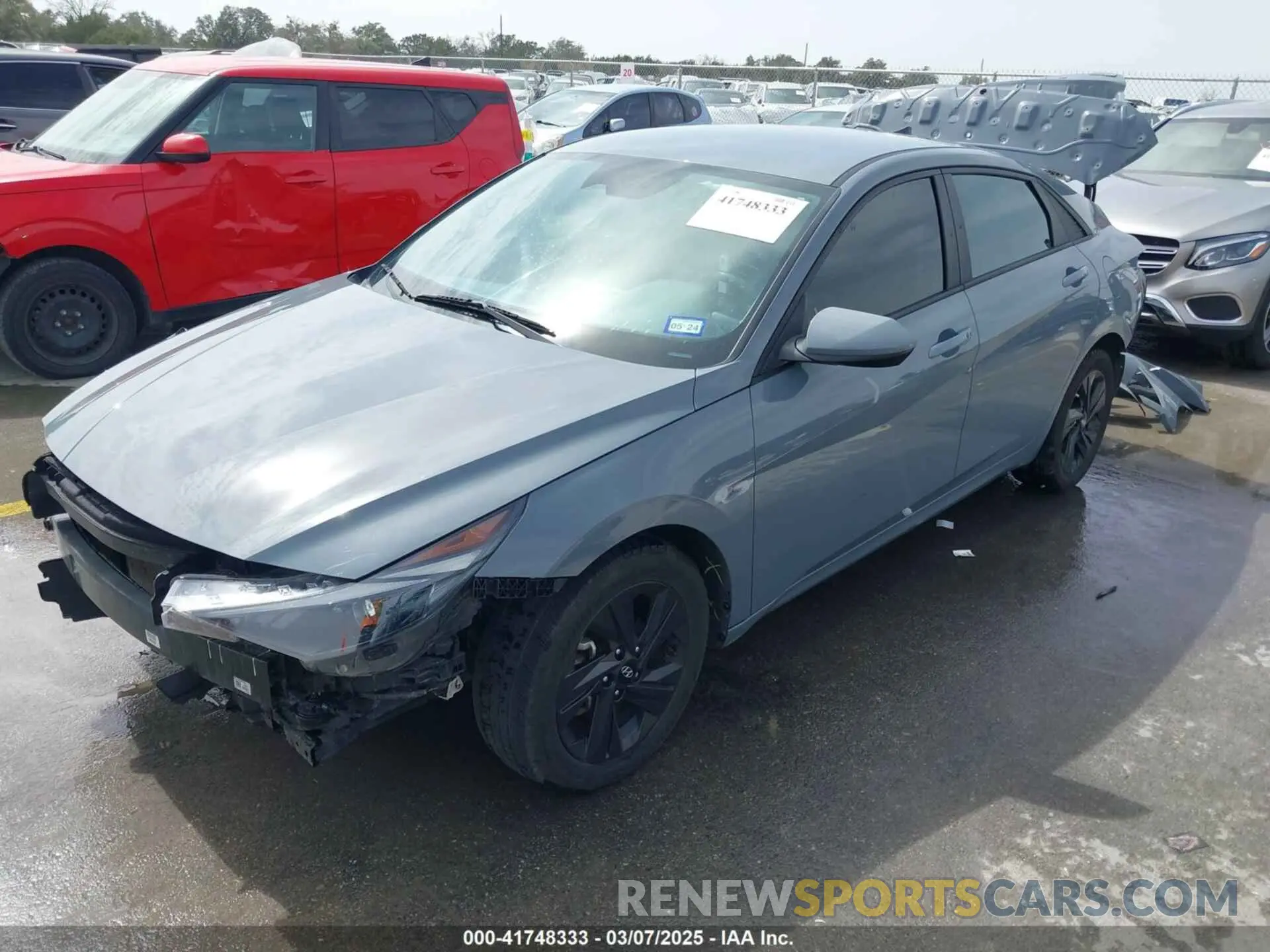 2 Photograph of a damaged car KMHLM4AG1MU144395 HYUNDAI ELANTRA 2021