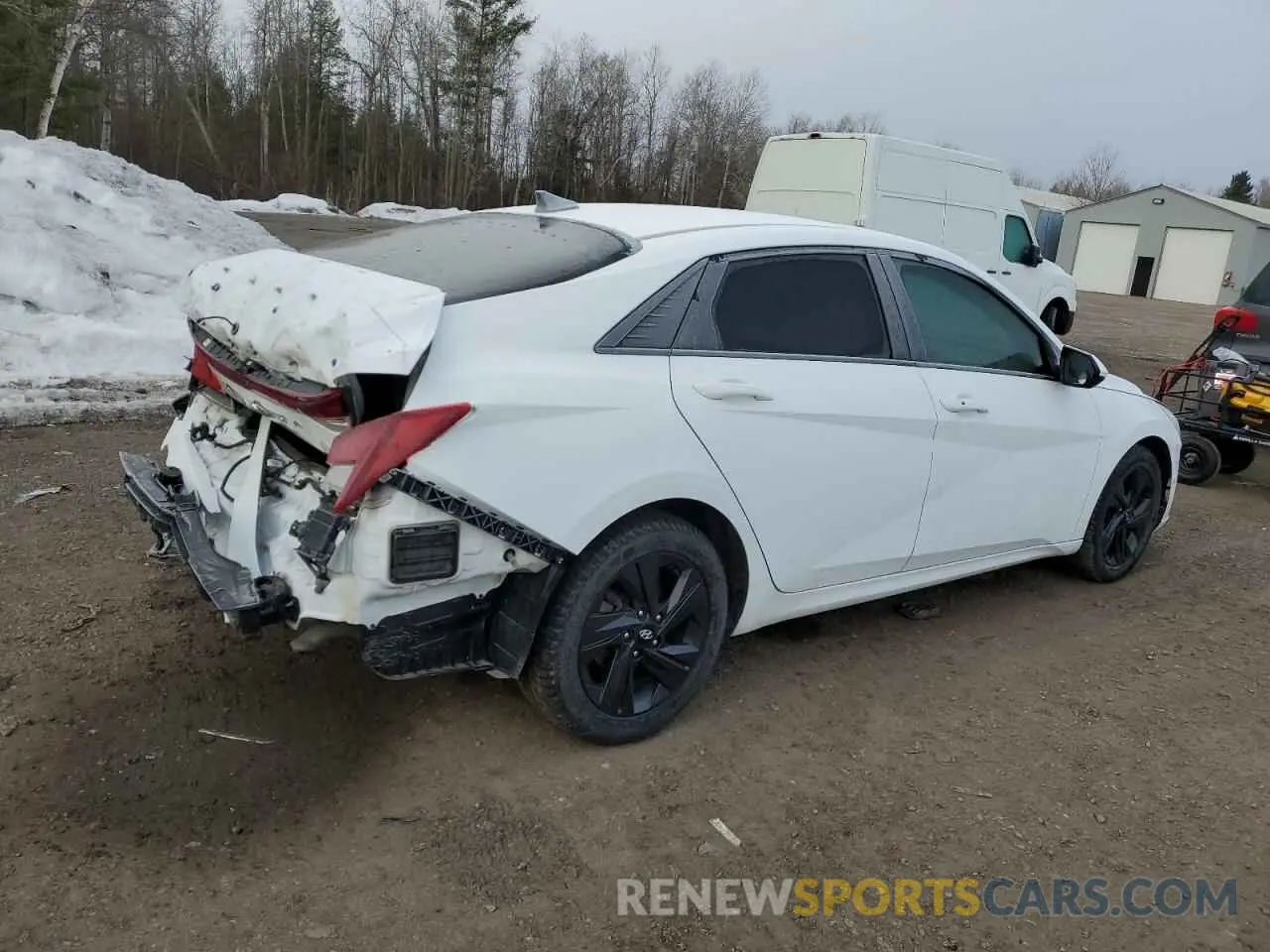 3 Photograph of a damaged car KMHLM4AG1MU148785 HYUNDAI ELANTRA 2021