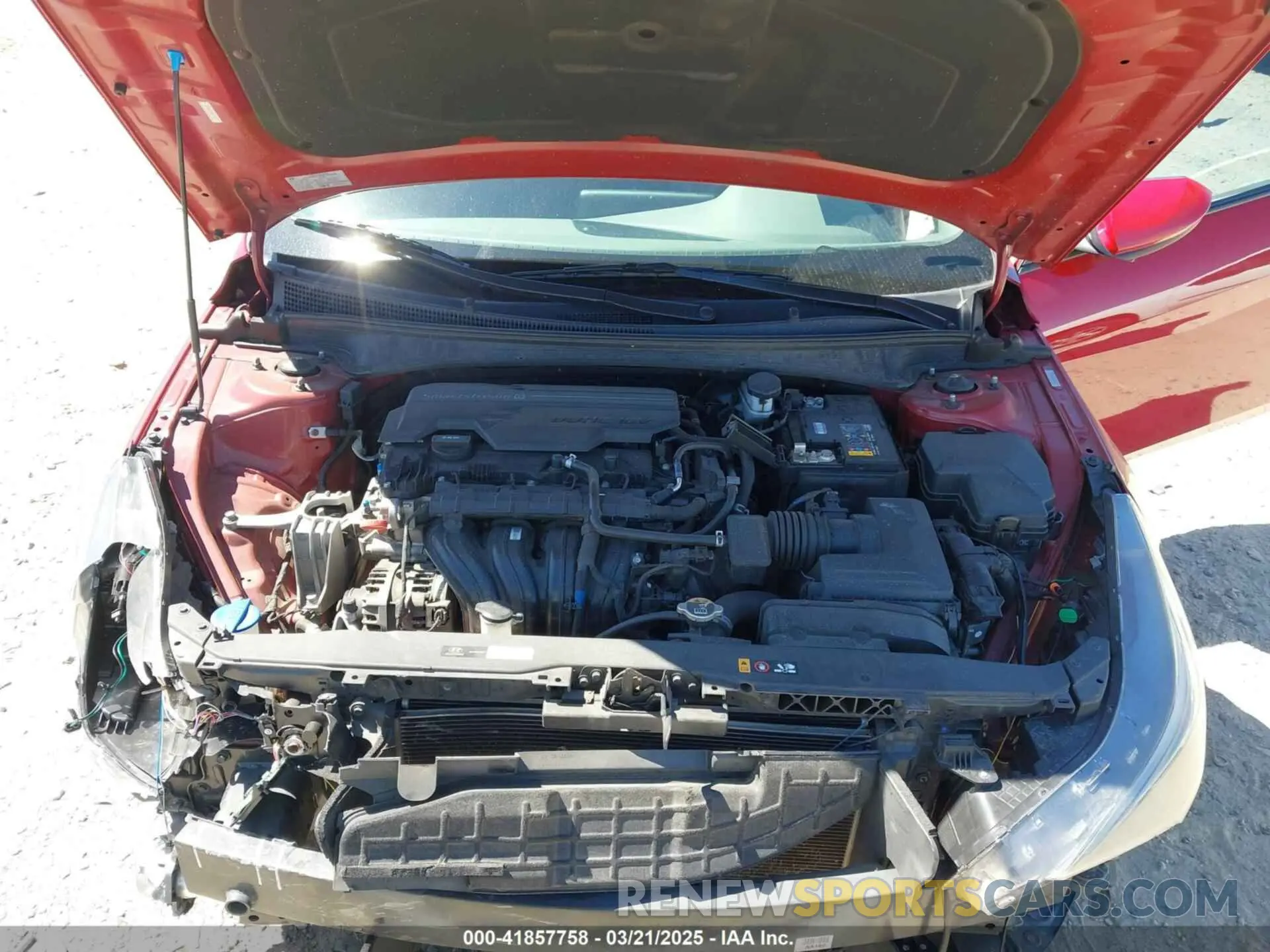 10 Фотография поврежденного автомобиля KMHLM4AG2MU066127 HYUNDAI ELANTRA 2021