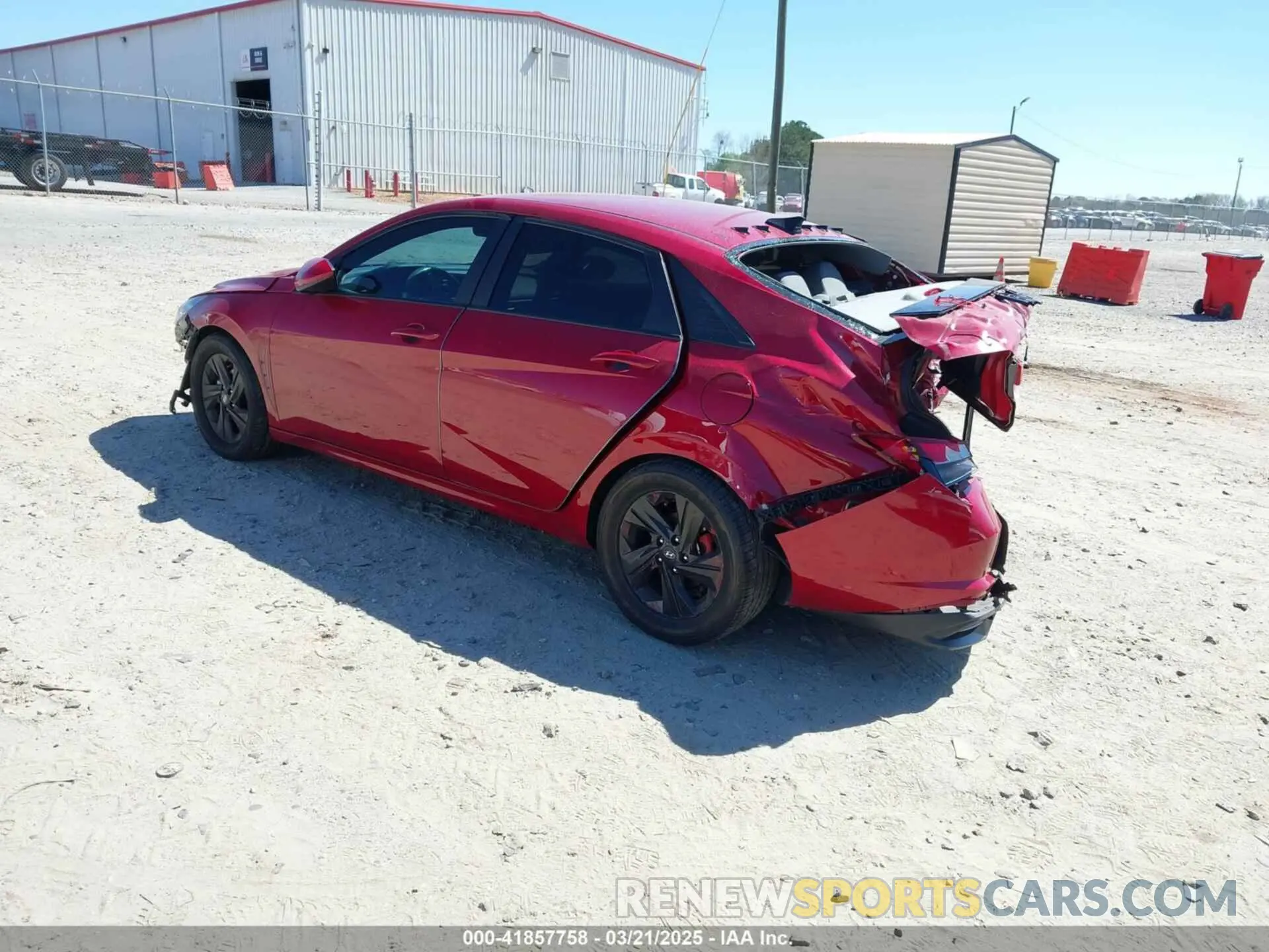 3 Фотография поврежденного автомобиля KMHLM4AG2MU066127 HYUNDAI ELANTRA 2021