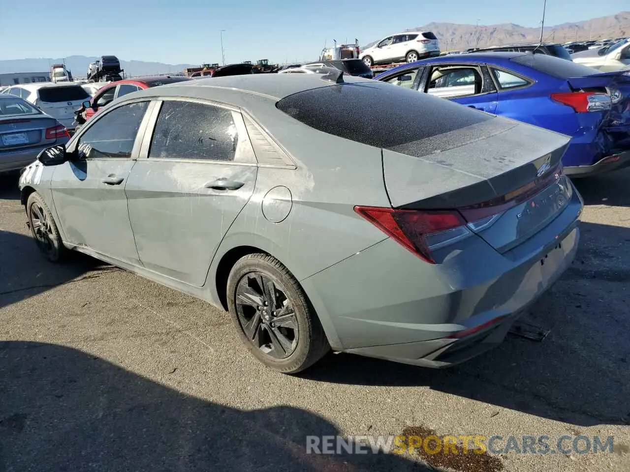 2 Photograph of a damaged car KMHLM4AG2MU077564 HYUNDAI ELANTRA 2021