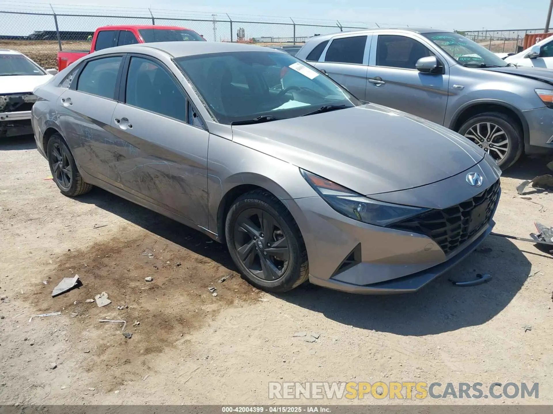 1 Photograph of a damaged car KMHLM4AG2MU118999 HYUNDAI ELANTRA 2021