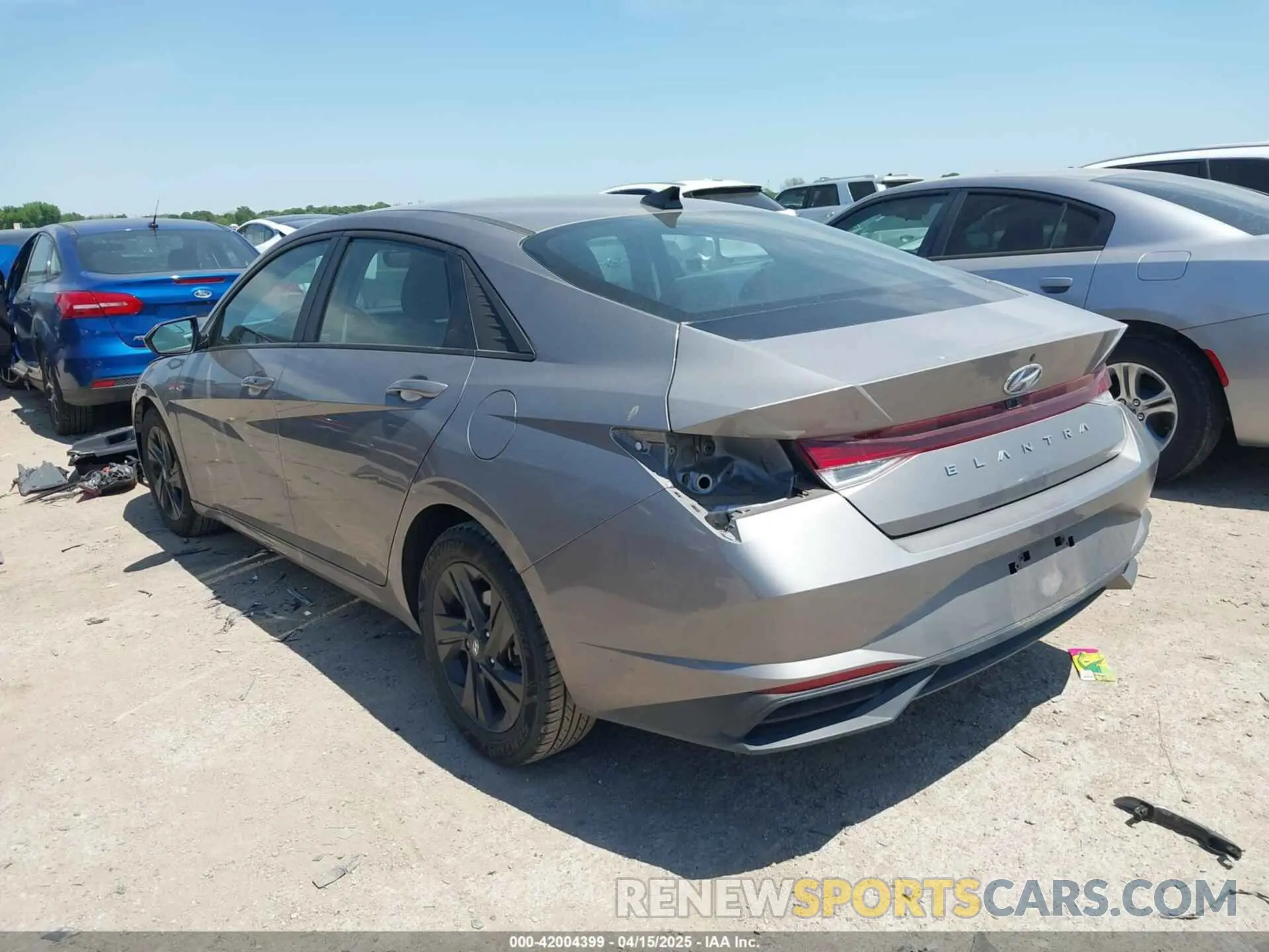 3 Photograph of a damaged car KMHLM4AG2MU118999 HYUNDAI ELANTRA 2021