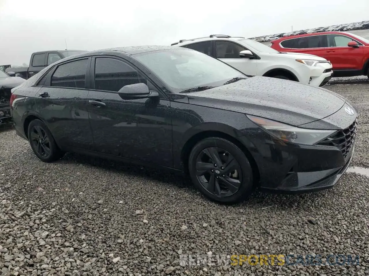 4 Photograph of a damaged car KMHLM4AG2MU122745 HYUNDAI ELANTRA 2021