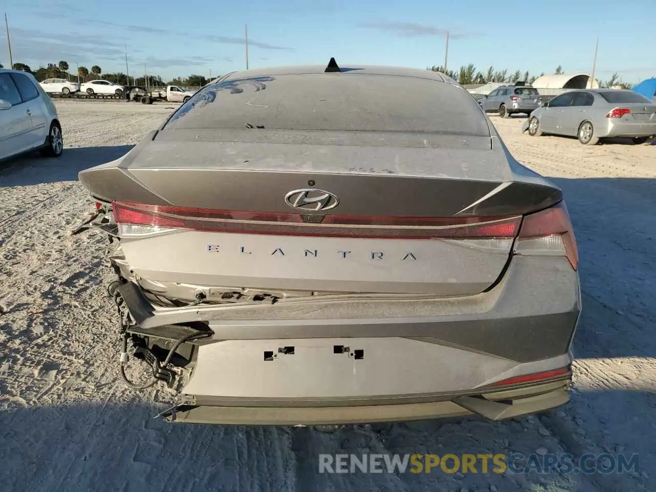 6 Photograph of a damaged car KMHLM4AG2MU157222 HYUNDAI ELANTRA 2021