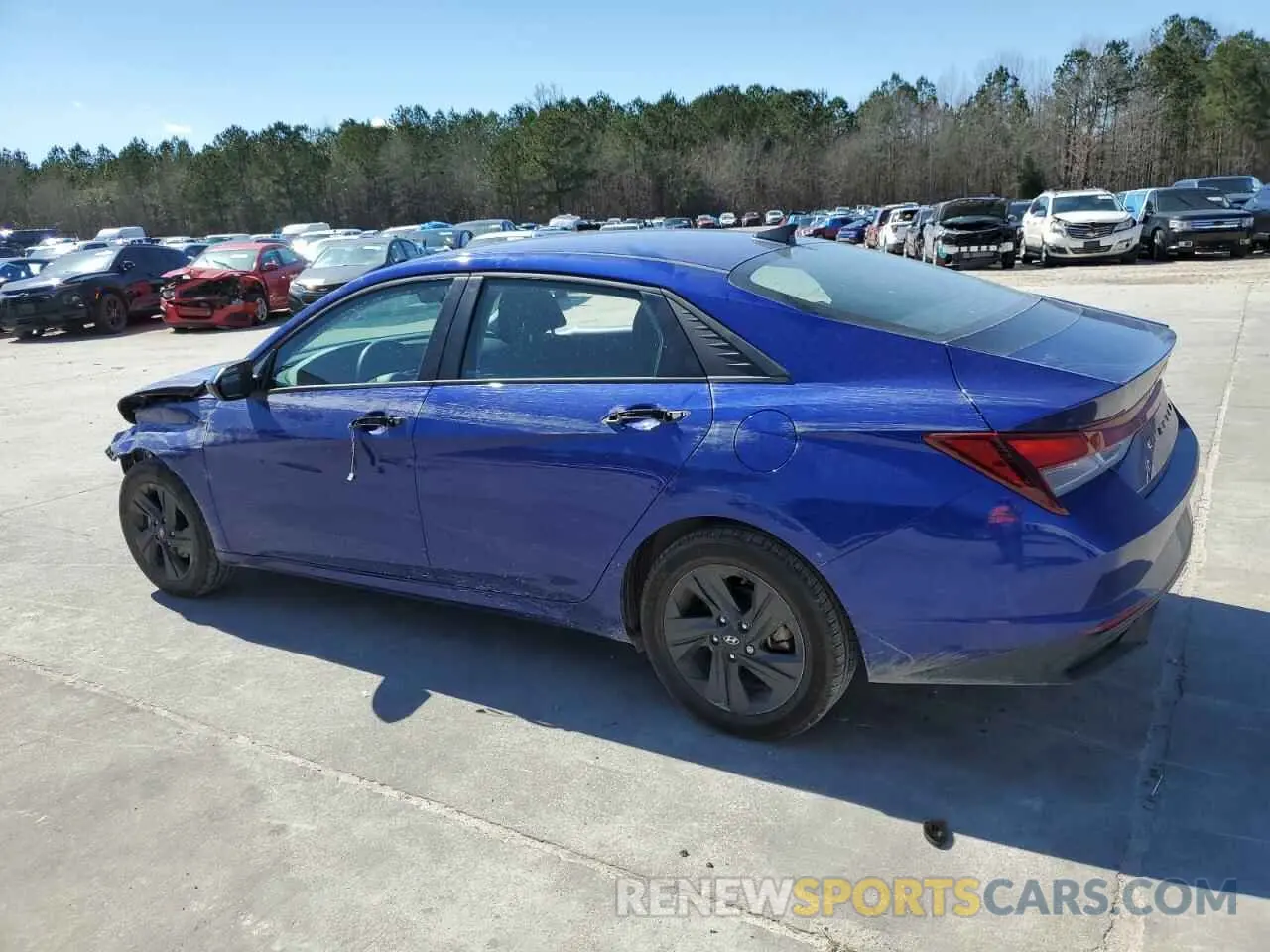 2 Photograph of a damaged car KMHLM4AG2MU173193 HYUNDAI ELANTRA 2021