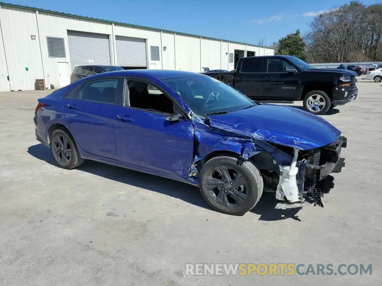 4 Photograph of a damaged car KMHLM4AG2MU173193 HYUNDAI ELANTRA 2021